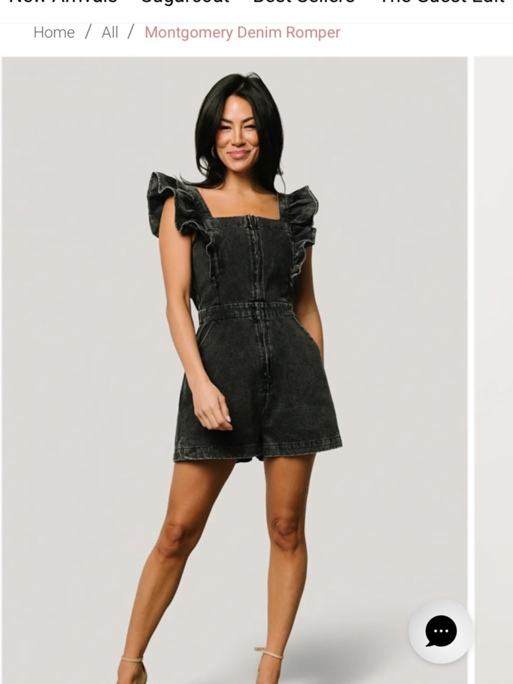 Baltic Born Montgomery Denim Romper